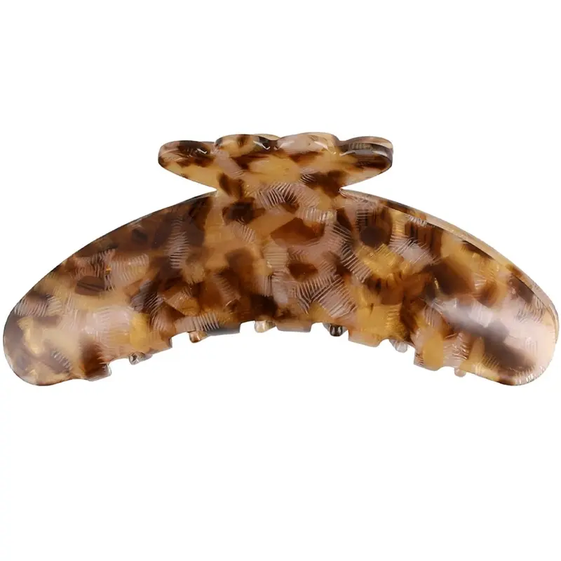 By Stær Lola Hårklemme - Elegant Brown/Black Clip