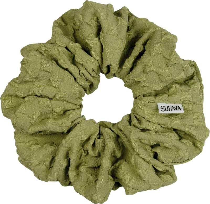 Cyber Lime Daydream Scrunchie fra Sui Ava - Hårelastik
