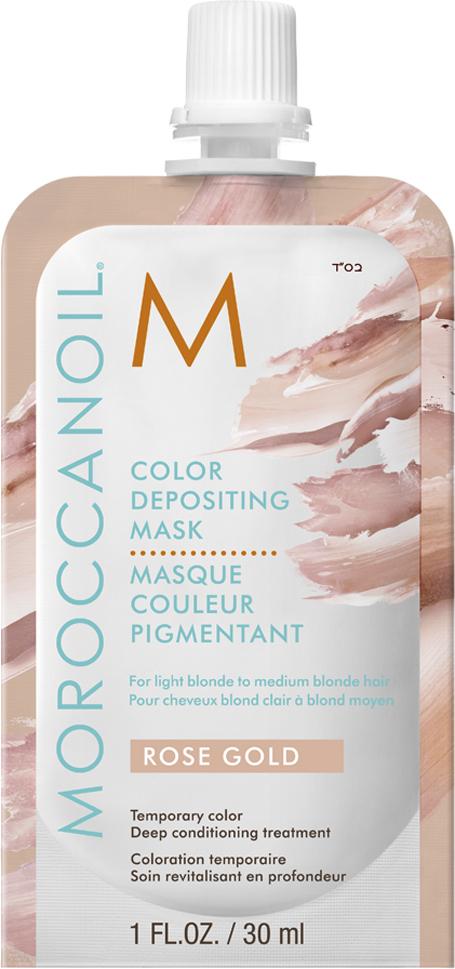 Moroccanoil Rose Gold Hårmaske 30ml - Midlertidig Farve