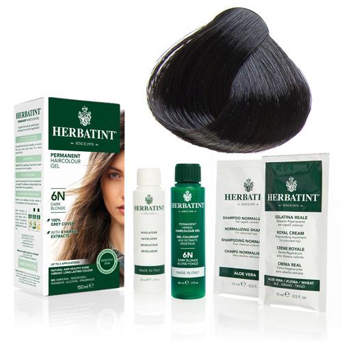 Naturlig Hårfarve fra Herbatint - Brun 2N