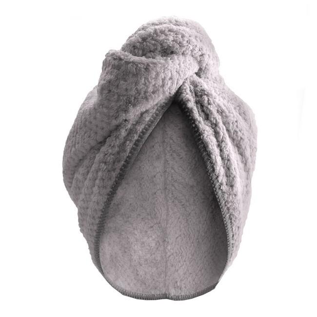 Parsa Beauty Grå Mikrofiber Hårturban – Uundgåelig Pleje!