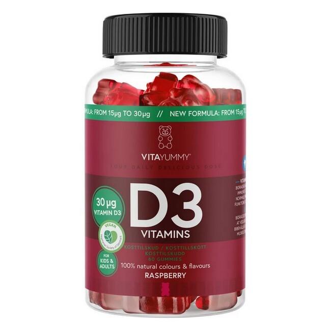 Vitayummy D3 Vitamin Gummies 60 stk - Sundhedstilbud!