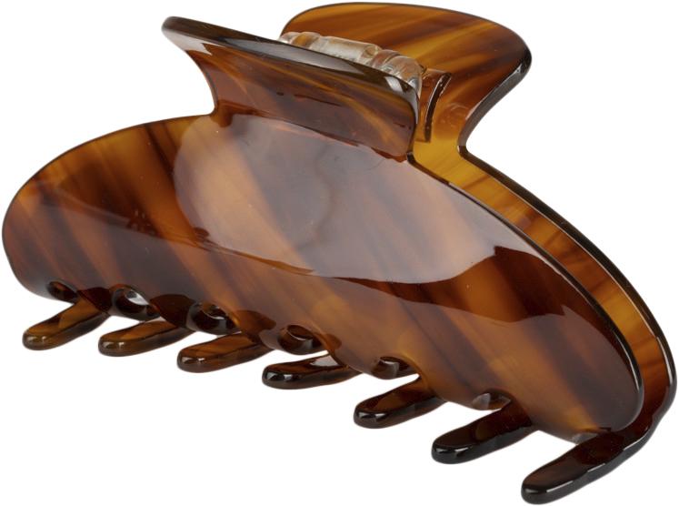 Ida Classic Big Hårklemme i Gylden Brun fra Sui Ava