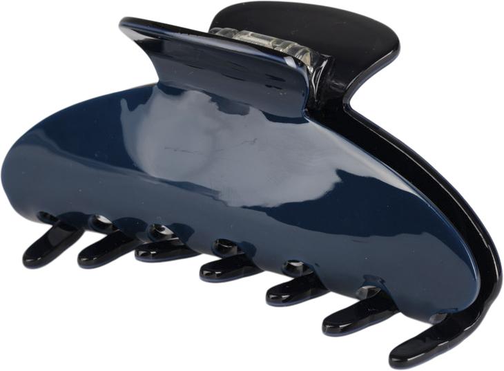 Ida Classic Big Hårklemme - Midnight Blue Tilbud!