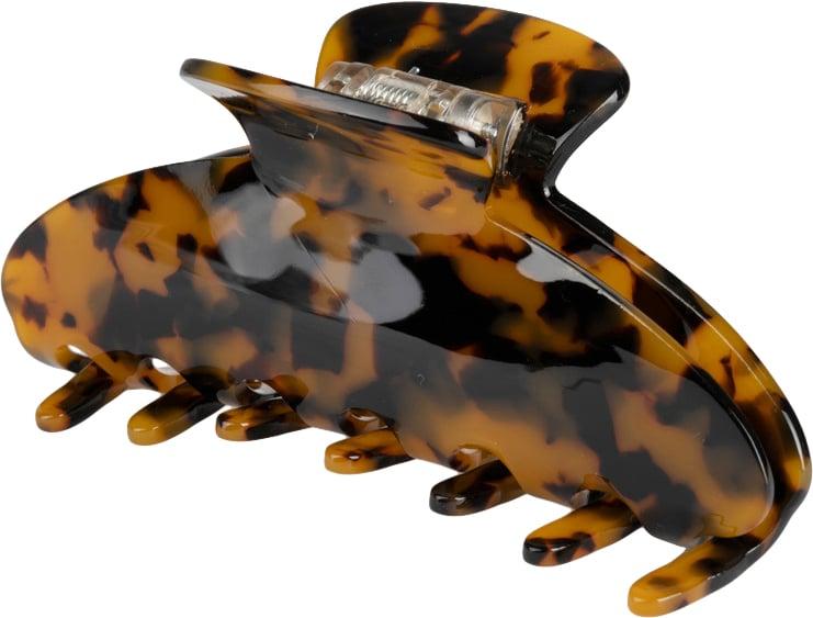 Ida Classic Big Hårklemme - Brun Leo Design