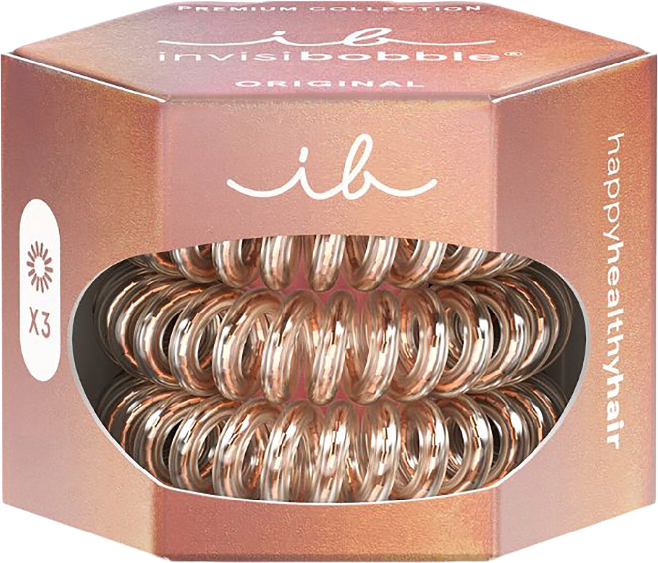 Originale Premium Bronze Hårelastikker fra Invisibobble