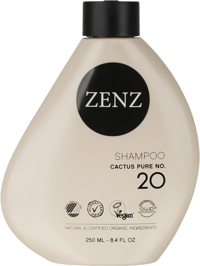 Zenz Organic Cactus Pure Shampoo 250 ml - Fugt og Styrke