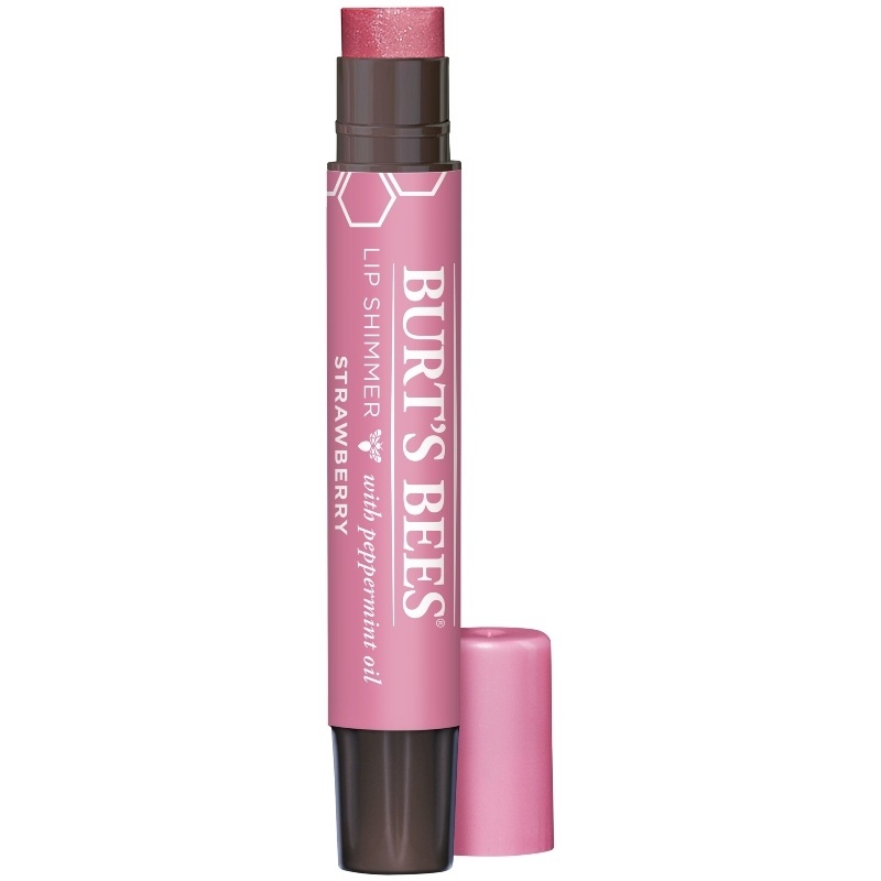 Burt 39   Bees Lip Shimmer     Gr  Strawberry