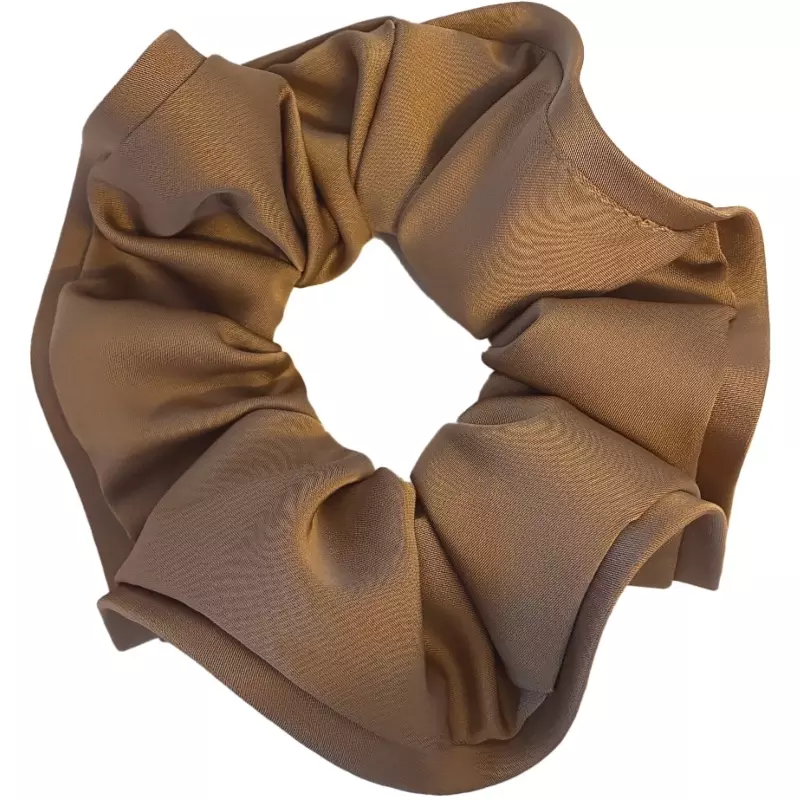 By Stær Anemone Scrunchie Golden Brown