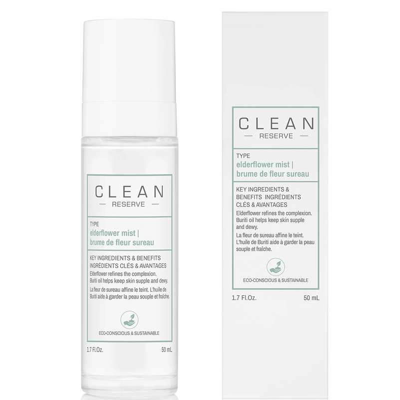 Clean Perfume Reserve Hair   Body Elderflower Face Mist 50 Ml