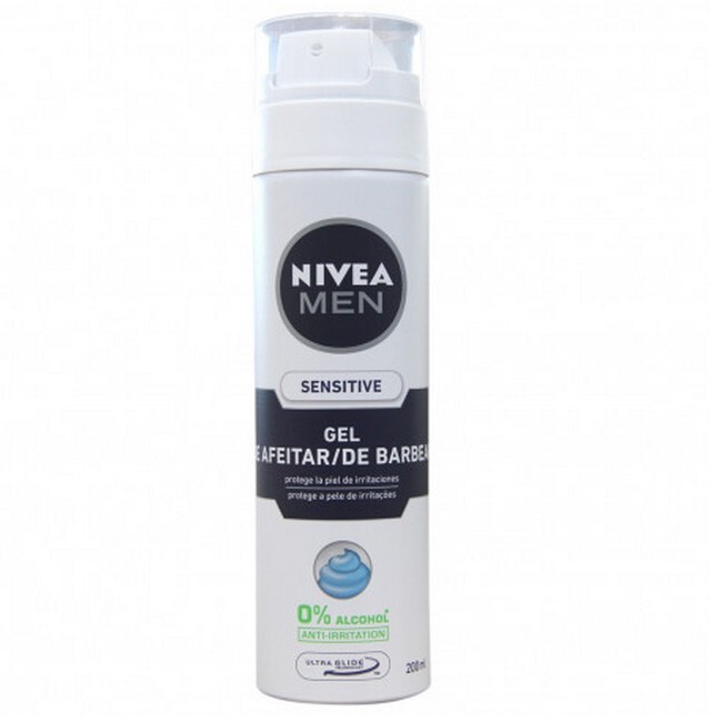 Nivea Men Sensitive Barbergel 200 ml – Skånsom Tilbud!