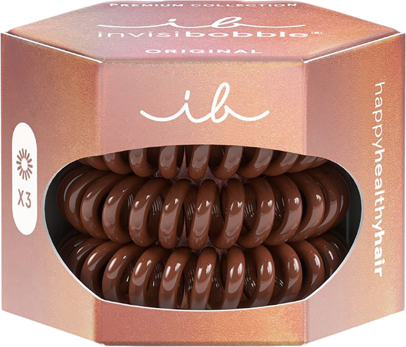 Original Premium Pretzel Brown Hårelastikker - Udsalg!