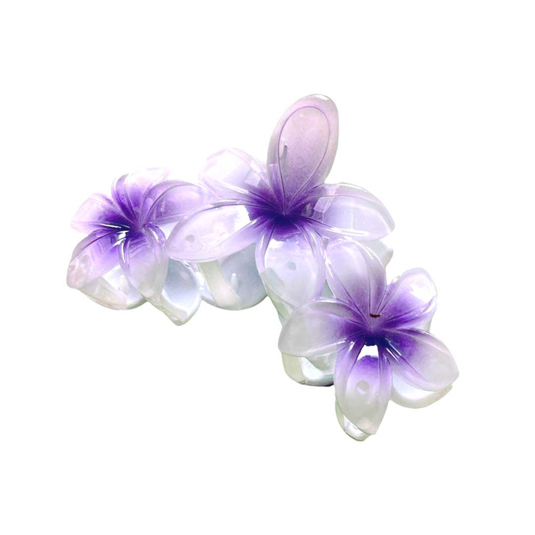 Blomster Hårklemme Lavender Stor