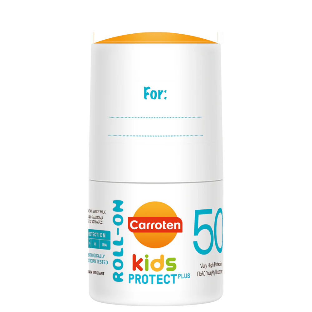 Carroten Roll-on Kids Protect Spf 50  50 Ml Solcreme Hos Frisøren   Baronen