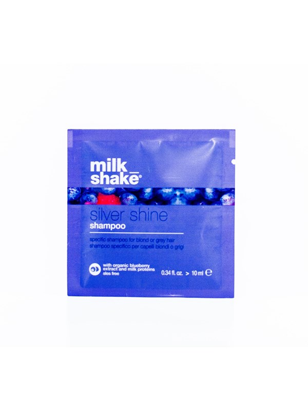 Milk Shake Silver Shine Hair Shampoo For Neutralisation Of Yellow Tones 10 Ml