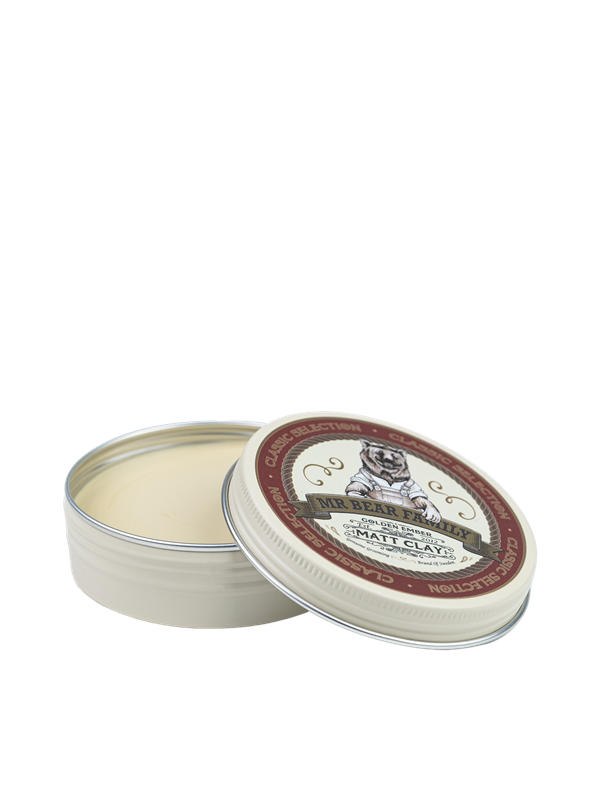 Mr  Bear Pomade Matt Clay Golden Ember 100gr