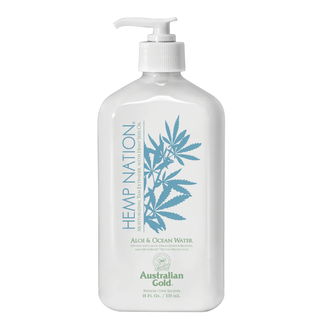Australian Gold Hemp Nation Aloe Ocean Water Lotion 535ml