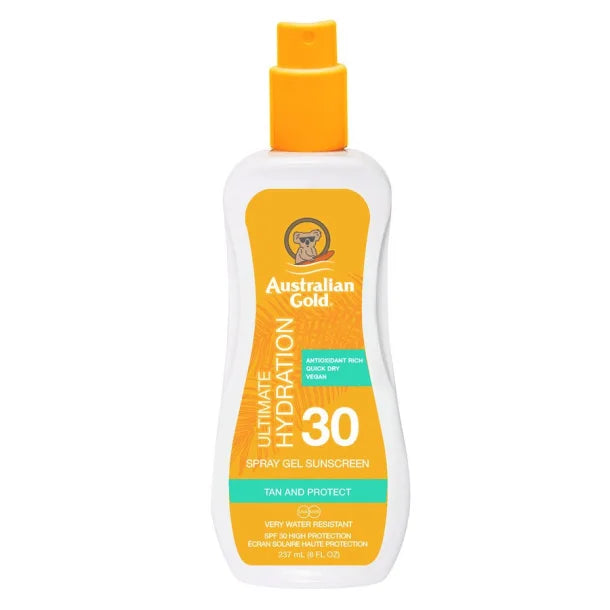 Australian Gold Hydrationsspray med Faktor 30 Solcreme