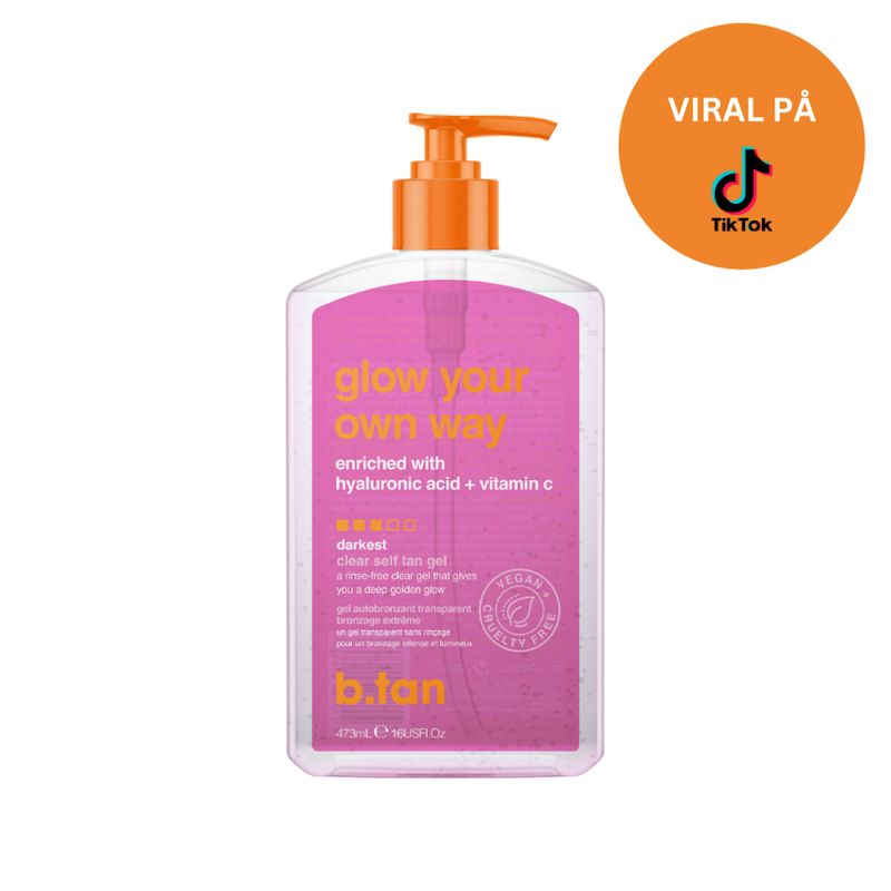 B.tan Glow Your Own Way 473ml - Selvbruner til Sommeren