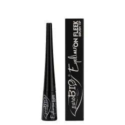 Purobio Cosmetics Flydende Eyeliner Med Brush Tip Sort Hos Frisøren   Baronen