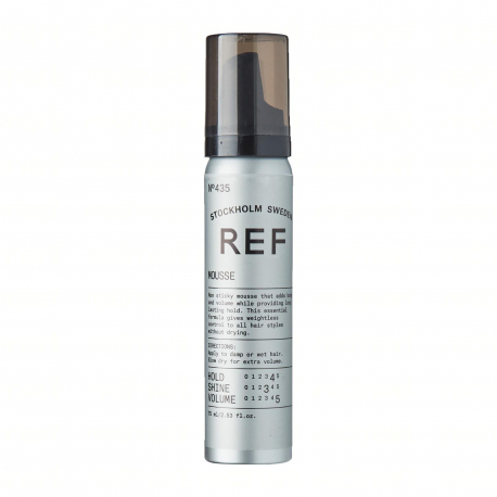 Ref 435 Mousse 75 ml - Rejsestørrelse til maksimal volumen