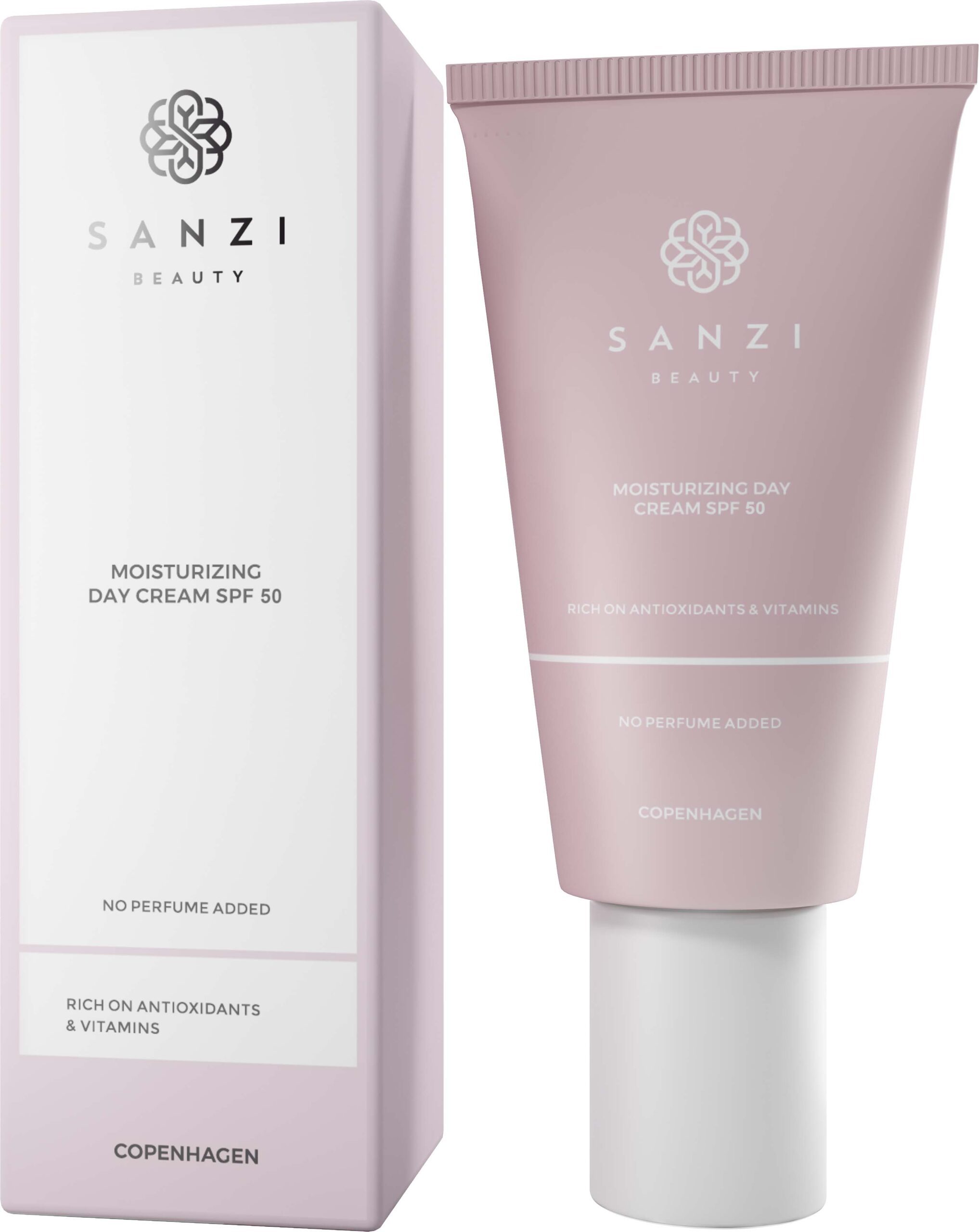 Sanzi Beauty Fugtgivende Dagcreme SPF50 - Beskytter mod solen
