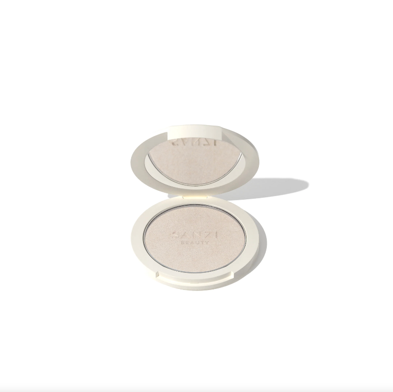 Sanzi Beauty Powder Highlighter Pearly Champagne Hos Frisøren   Baronen