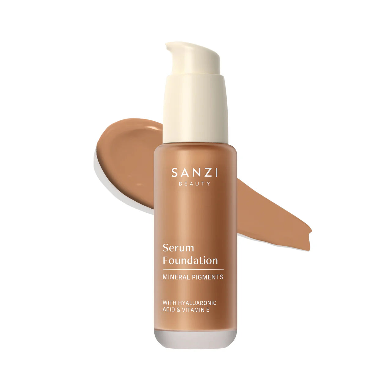 Sanzi Beauty Serum Foundation 09 Deep Warm Rosy Hos Frisøren   Baronen