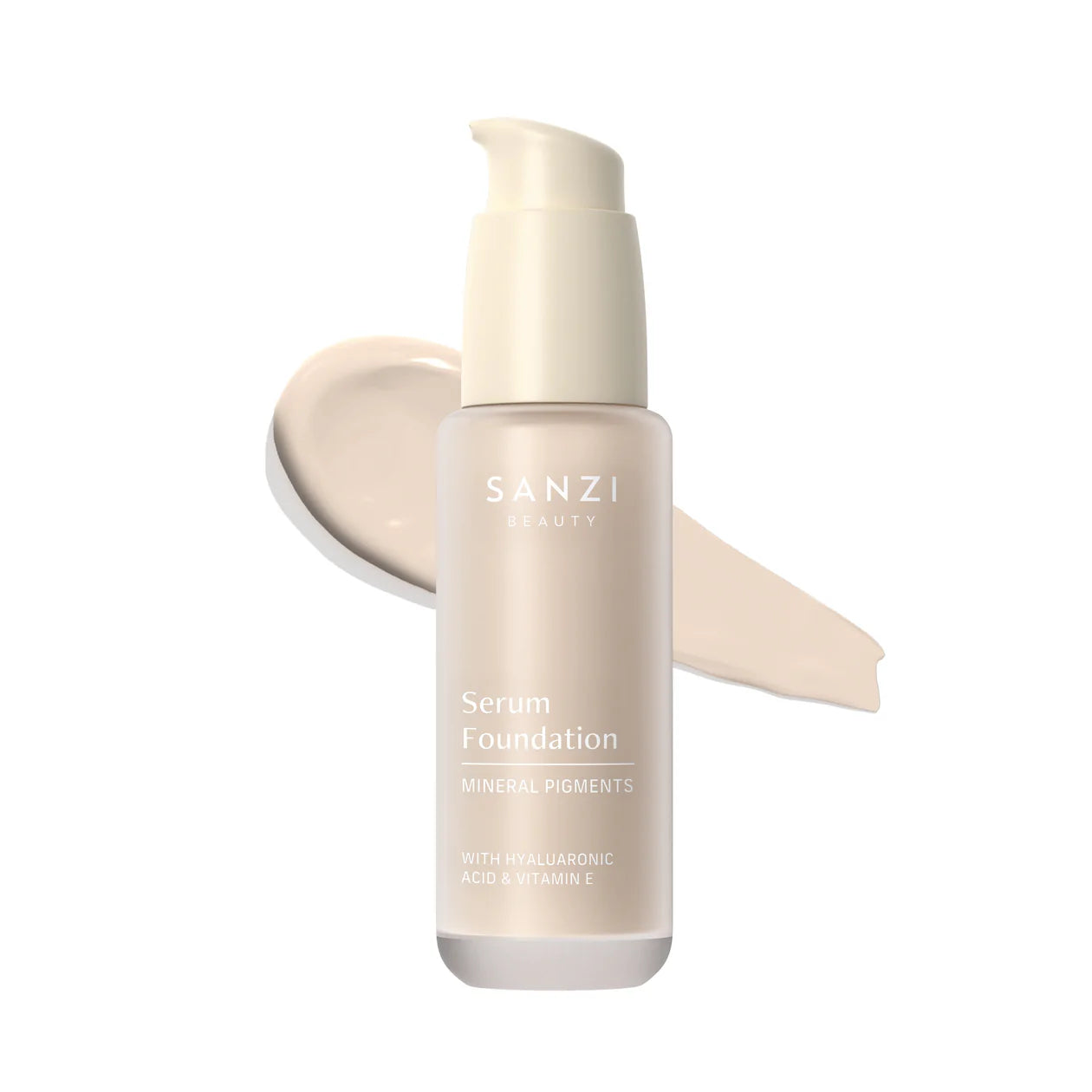 Sanzi Beauty Serum Foundation 01 Light Neutral Cool Hos Frisøren   Baronen