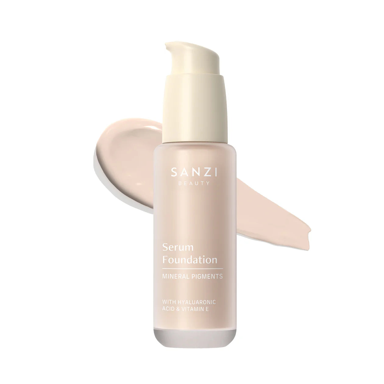 Sanzi Beauty Serum Foundation 02 Light Neutral-warm Rosy Hos Frisøren   Baronen