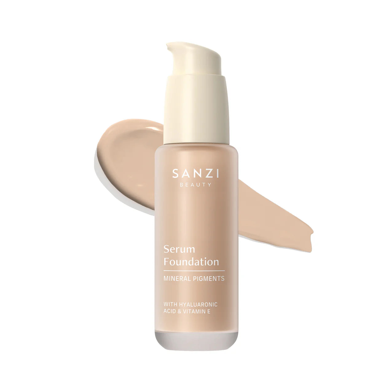 Sanzi Beauty Serum Foundation 05 Medium Neutral Golden Hos Frisøren   Baronen